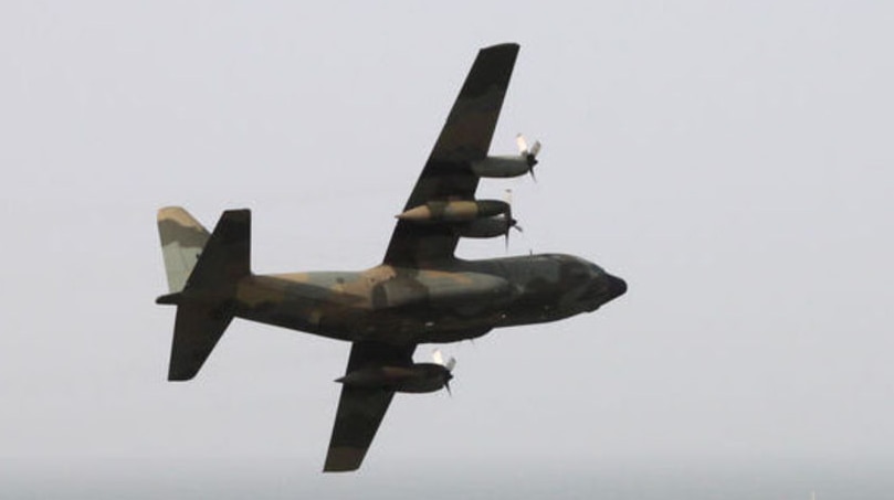 An RAAF C130 Hercules