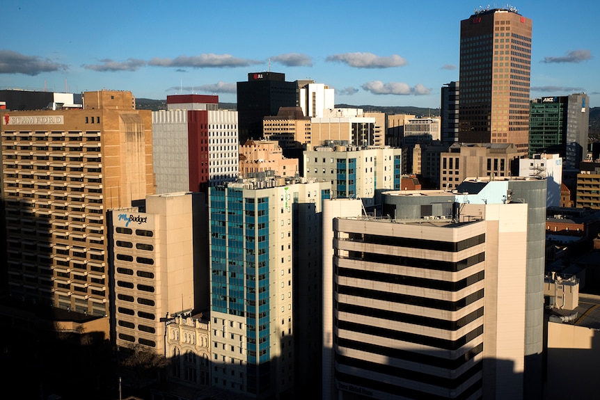 Buildings of Adelaide CBD.