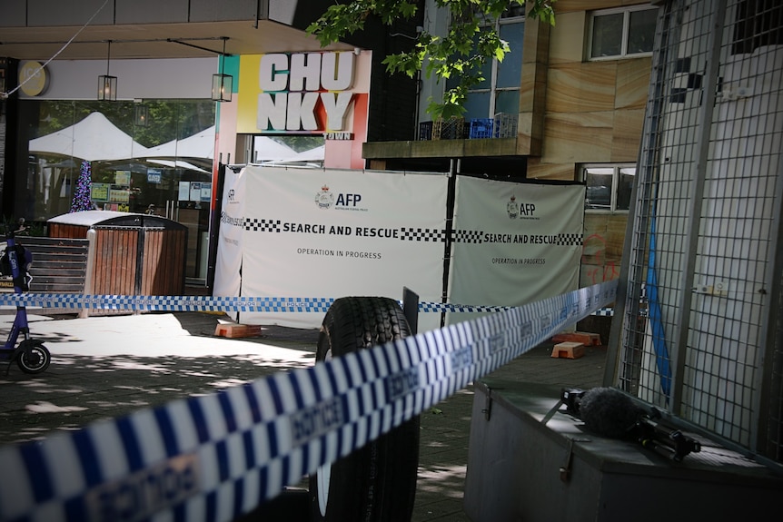 Garema Place crime scene