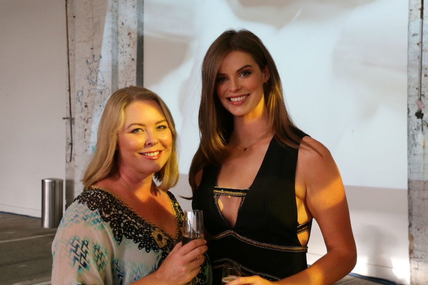 Supermodel Robyn Lawley and her agent Chelsea Bonner