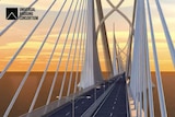 An image of a proposed bridge between SA mainland and Kangaroo Island