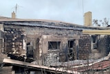 A farmhouse destroyed by bushfire on the lower Yorke Peninsula.