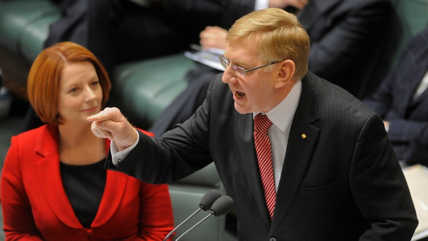 Gillard and Ferguson in Question Time