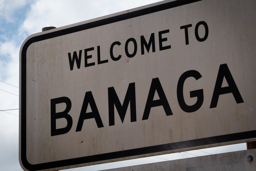 town sign for Bamaga