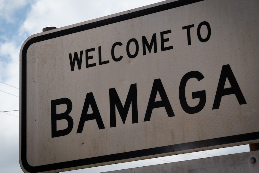 town sign for Bamaga