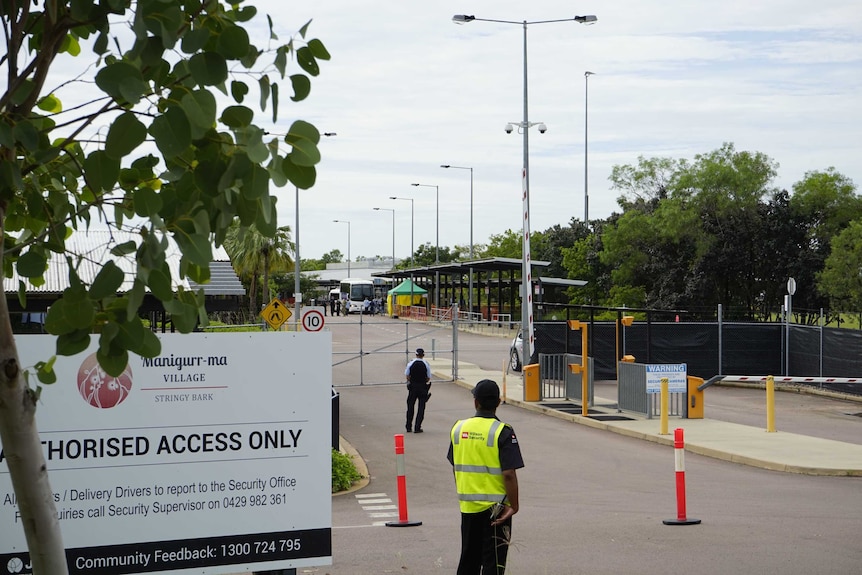 The Quarantine centre where 164 Australians are being monitored for COVID-19 outside Darwin.