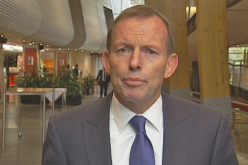 Tony Abbott gave guarded backing for Isobel Redmond