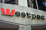 Westpac logo outside bank