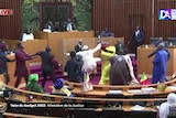 Fighting breaks out in Senegal parliament after male MP slaps female peer