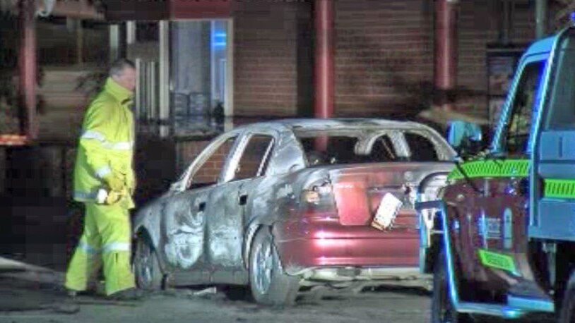 A 16 year old boy's body was found in the car which had been set alight