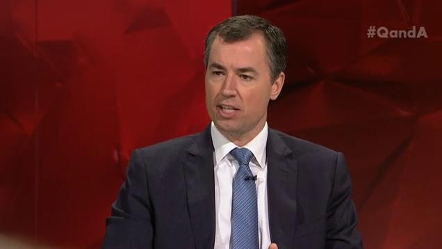 Justice Minister Michael Keenan appears on Q&A