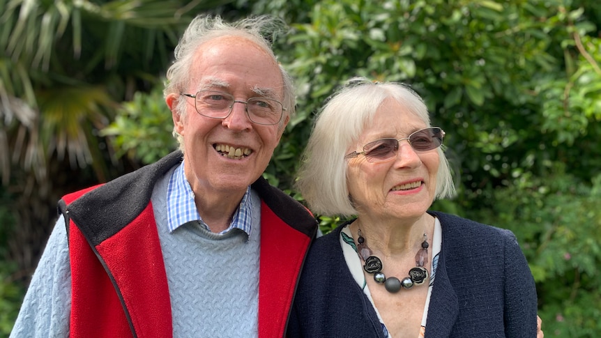 Michael and Bronwyn Shirley, elderly couple