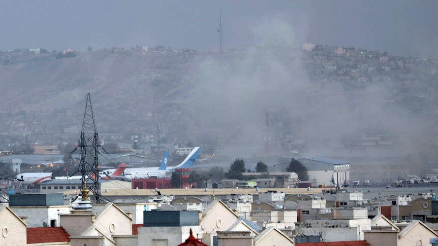 US, Taliban condemn 'barbaric attack' by Islamic State at Kabul airport killing at least 60 people