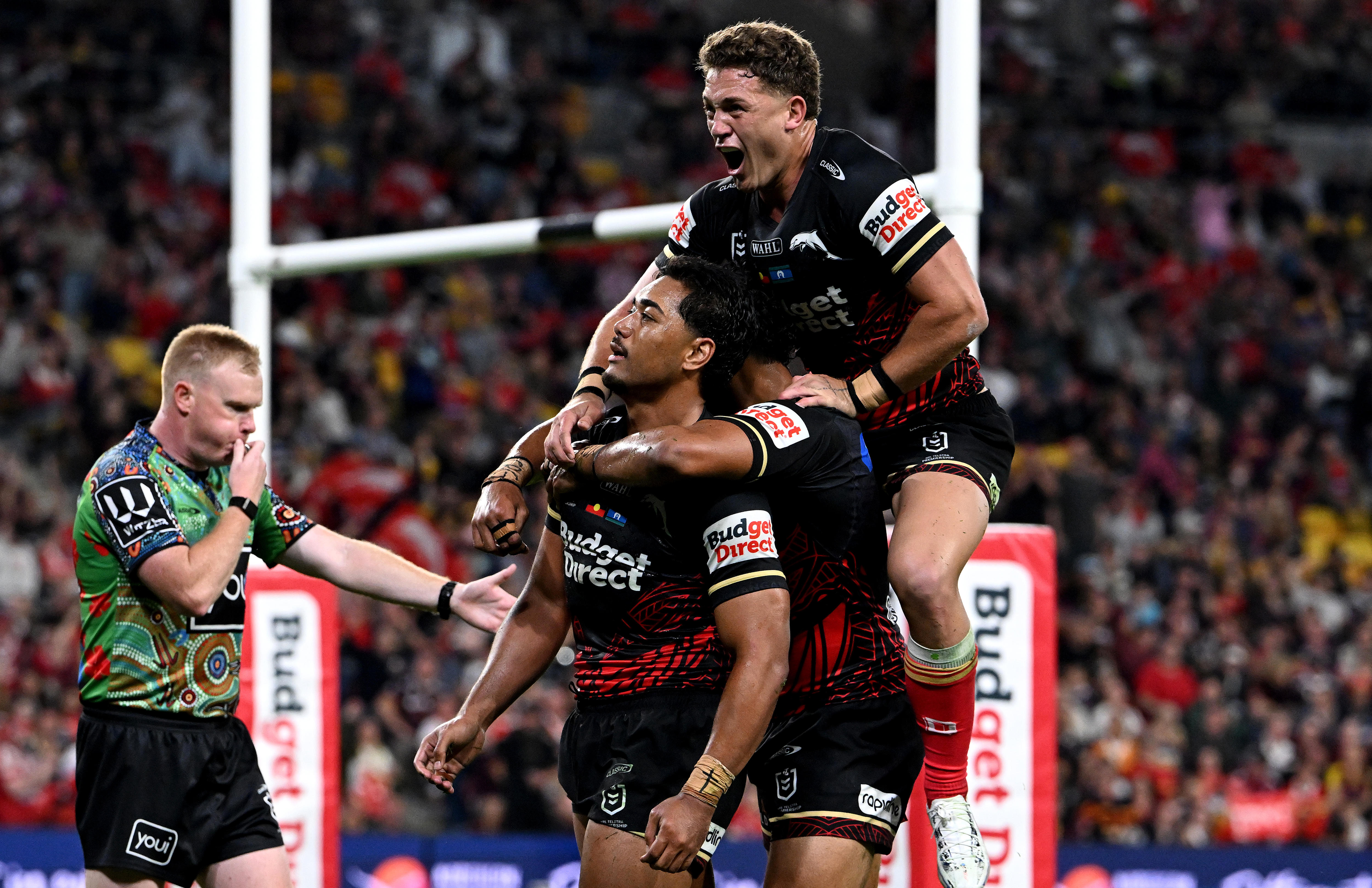 Live: Dolphins secure finals with extraordinary fightback in Battle of Brisbane