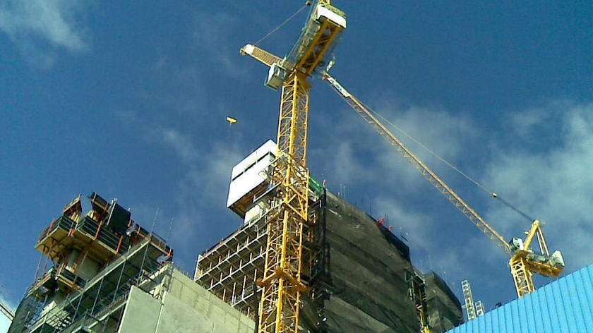 Construction site in Perth