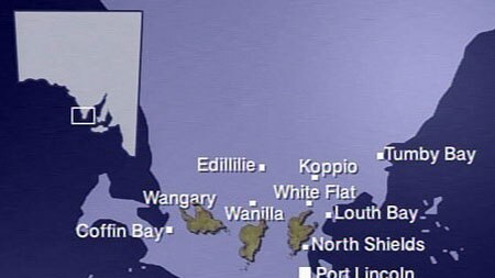 Several areas were affected in the Eyre Peninsula