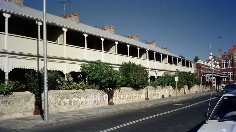 Warders' cottages, Henderson Street, Fremantle, June 1985