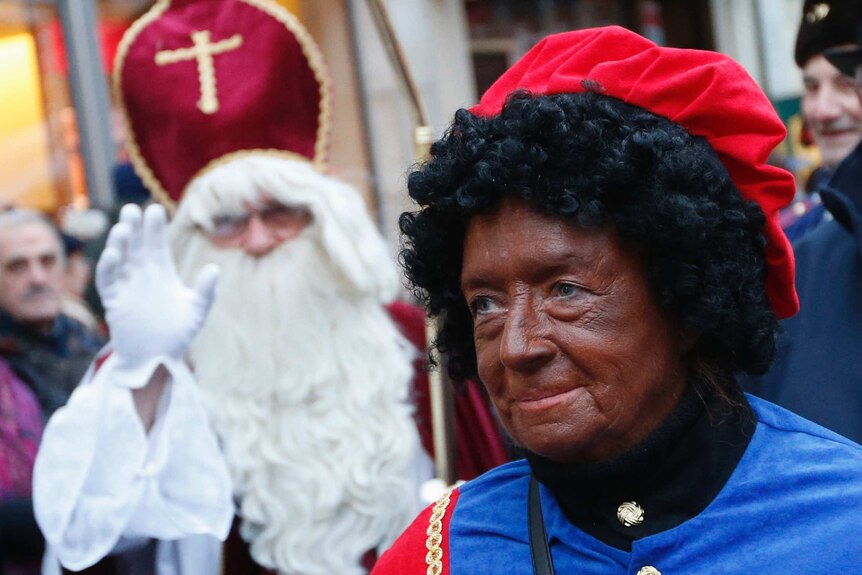 Saint Nicholas and "Black Pete" in Belgium