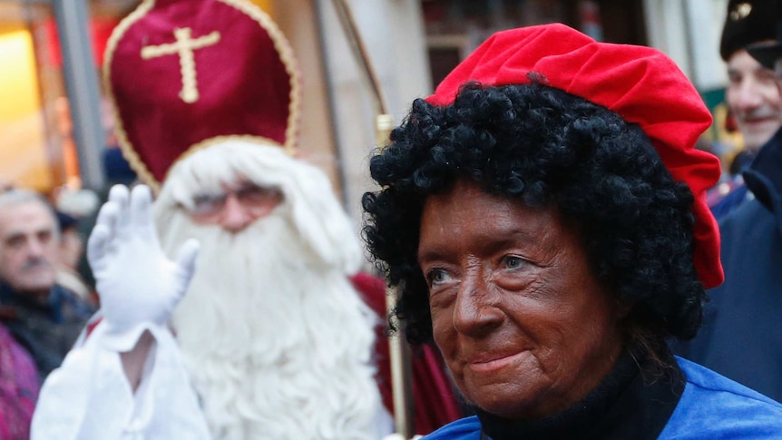 Saint Nicholas and "Black Pete" in Belgium