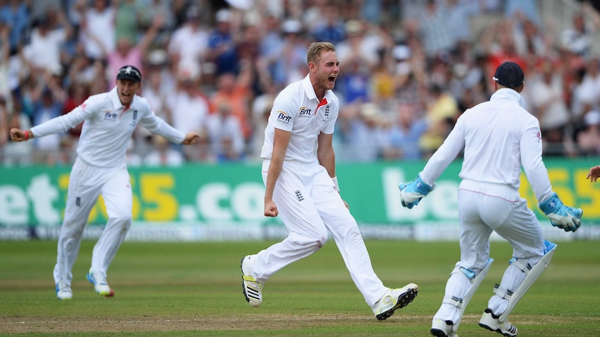 Broad sends Watson back to the stands