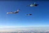 Russian jets leaving Syria.