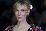 Cate Blanchett arrives at a gala screening of her film Truth at the BFI London Film Festival