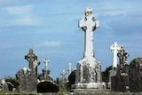 Grave stone in cemetary