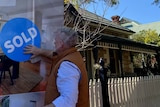 A sold sign on an Adelaide house.