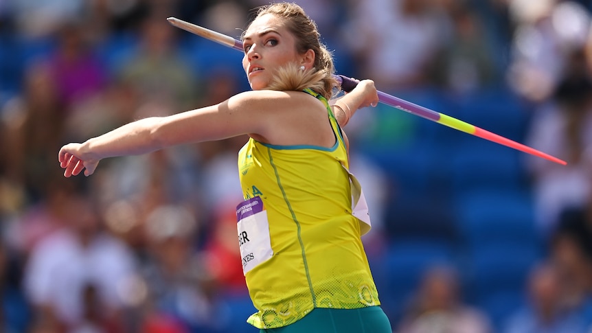 Kelsey-Lee Barber pips Australian teammate Mackenzie Little to win  Commonwealth Games javelin gold - ABC News