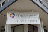 Picture of the sign for the Snowy Monaro Regional Council's Cooma office.