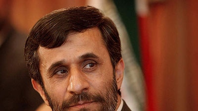 Mahmood Ahmadinejad says Iran will not back down from making nuclear fuel.