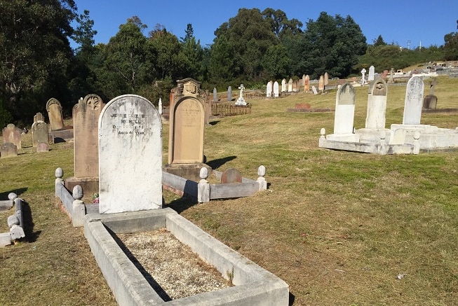 Historic cemetery Cygnet, Tasmania
