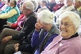 Riverland senior citizen club members celebrate at Waikerie