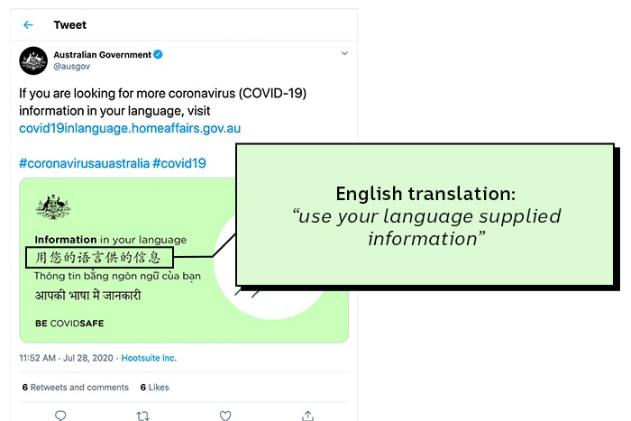 Federal Government used Google Translate for COVID-19 messaging aimed at communities - ABC News