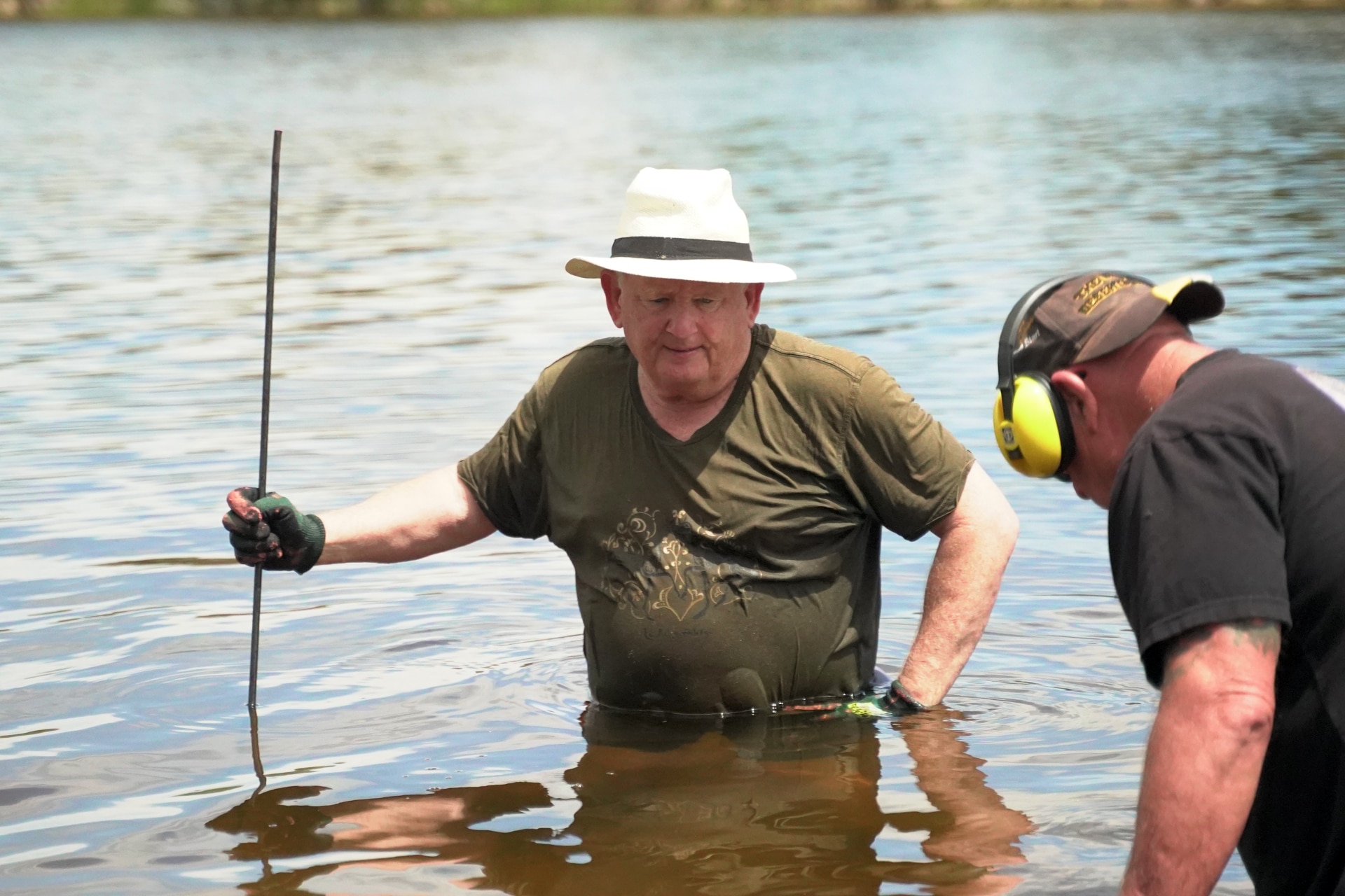 A portrait of archeologist Ian McCann