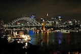 Light pollution - Sydney harbour