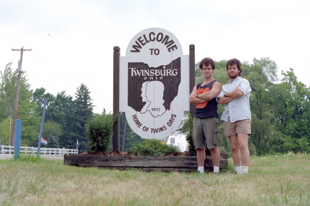 John and Charles Robinson at their first Twins Days Festival in 1991