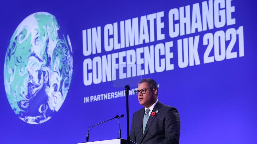 COP26 president Alok Sharma speaks as the UN climate summit begins in Scotland.