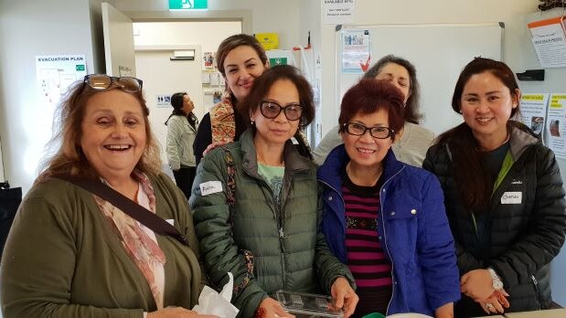 Women from different ethnicity background gather at the Friendship Cafe in Springvale.