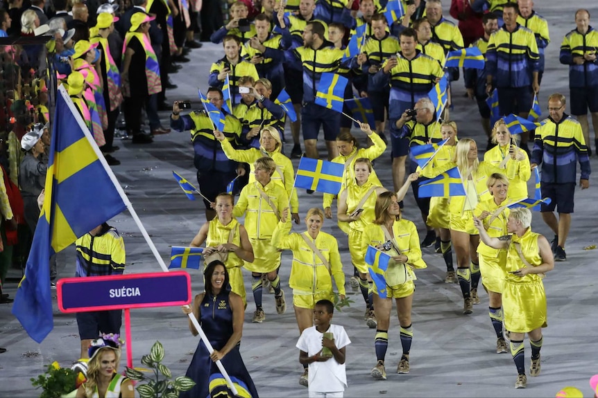 Sweden at Opening Ceremony