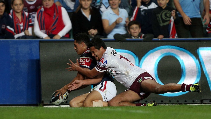 Tuivasa-Sheck scores solitary try against Manly