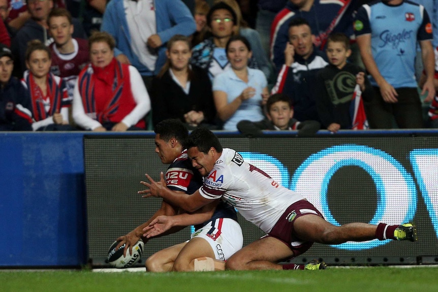 Tuivasa-Sheck scores solitary try against Manly