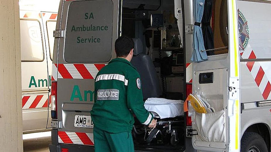 Patients in ambulances face a long wait at public hospitals