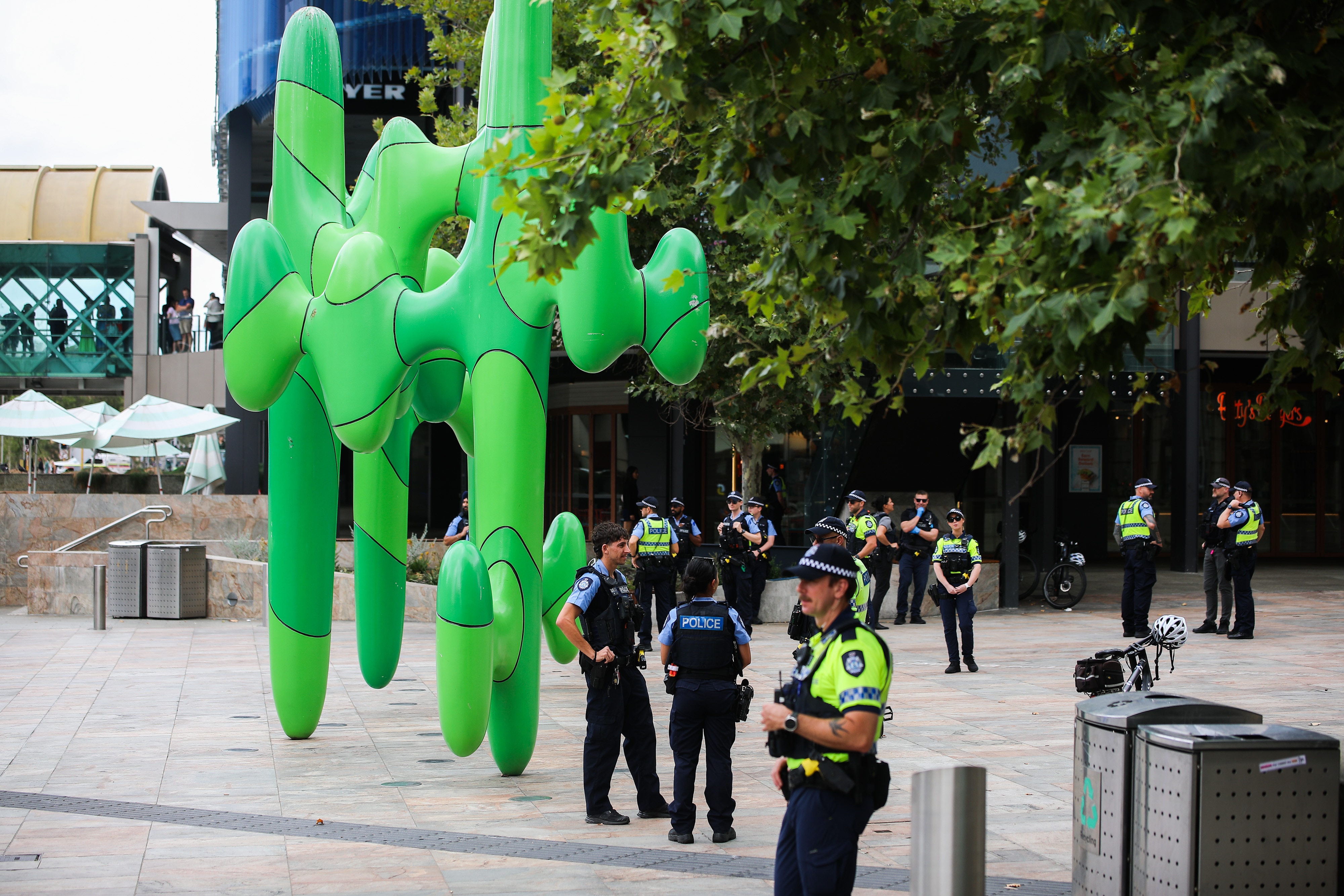 La policía de WA está en Forrest Place en el CBD de Perth