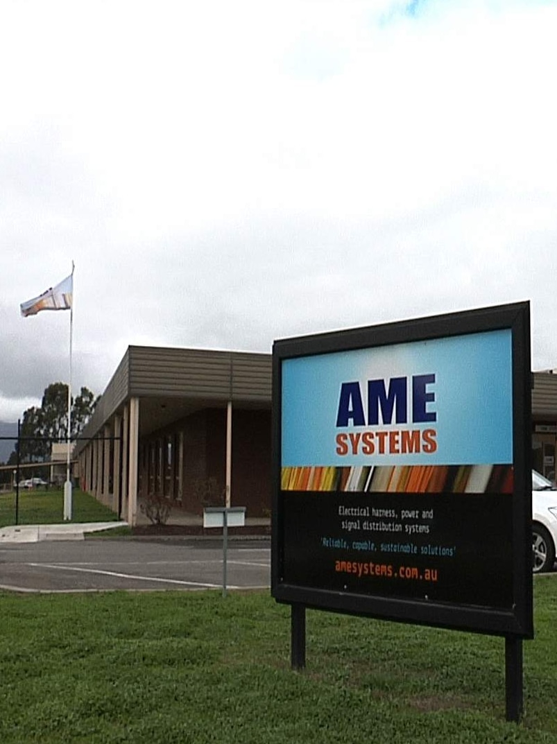 AME Systems sign at Ballarat