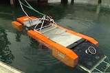 The Fugro Discovery's sonar vehicle towfish