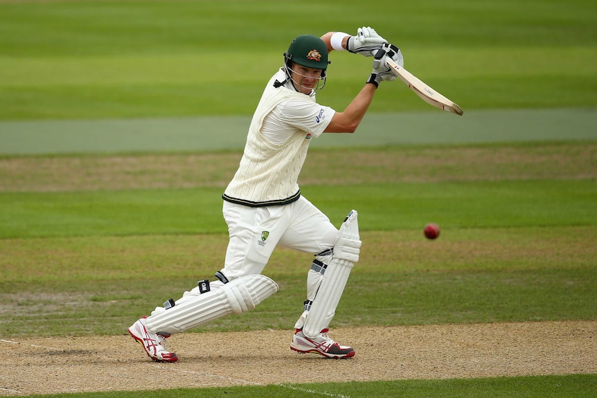 Shane Watson bats against Worcestershire