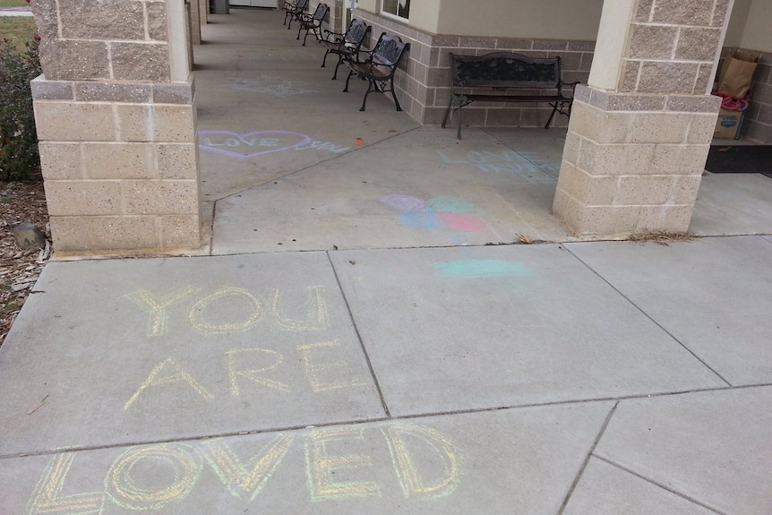 Message of love for mosque