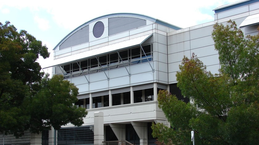 The front entrance to the Launceston General Hospital