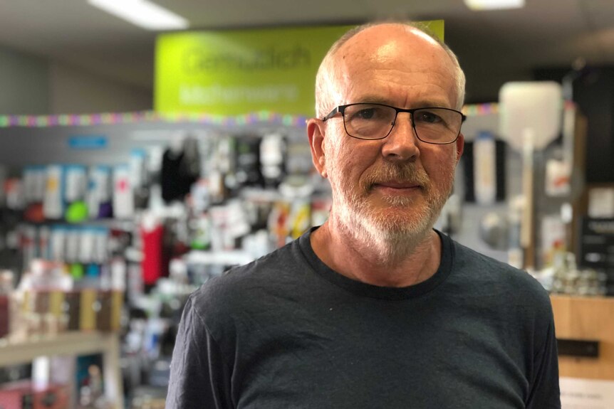 Ipswich store owner Jim McKee